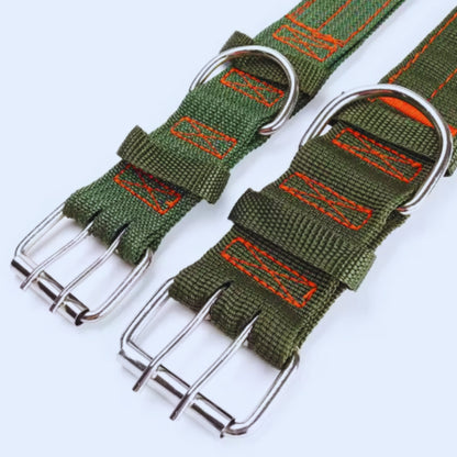Verstellbares Hundehalsband aus Nylon mit Metallverschluss für Große