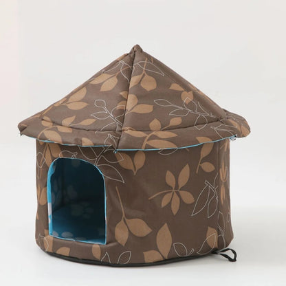 Faltbares Haustierhaus – Komfortable Schlafhöhle für Hunde und Katzen im Modernen Design