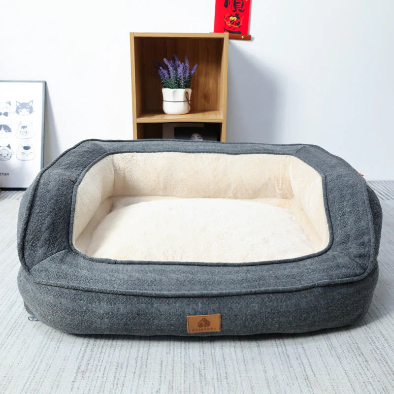 Komfortables Hundebett mit Ergonomie