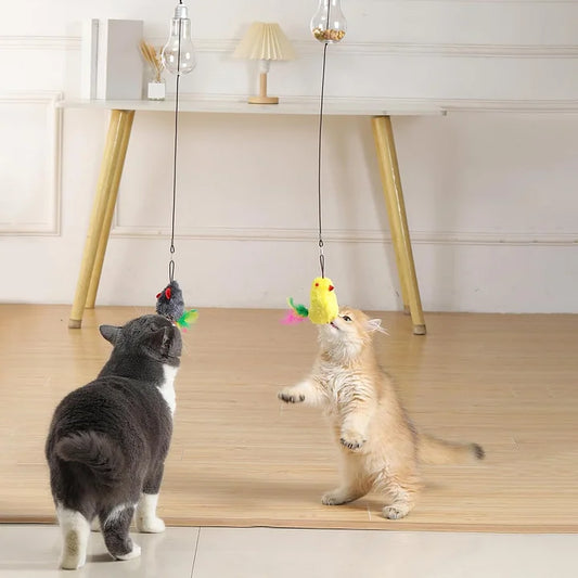 Hängende Maus Katzen Leckerli Spielzeug
