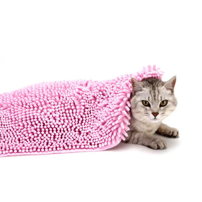 Kuschelige Mikrofaser Haustierdecke für Hunde und Katzen mit Ultraweicher Chenille-Oberfläche