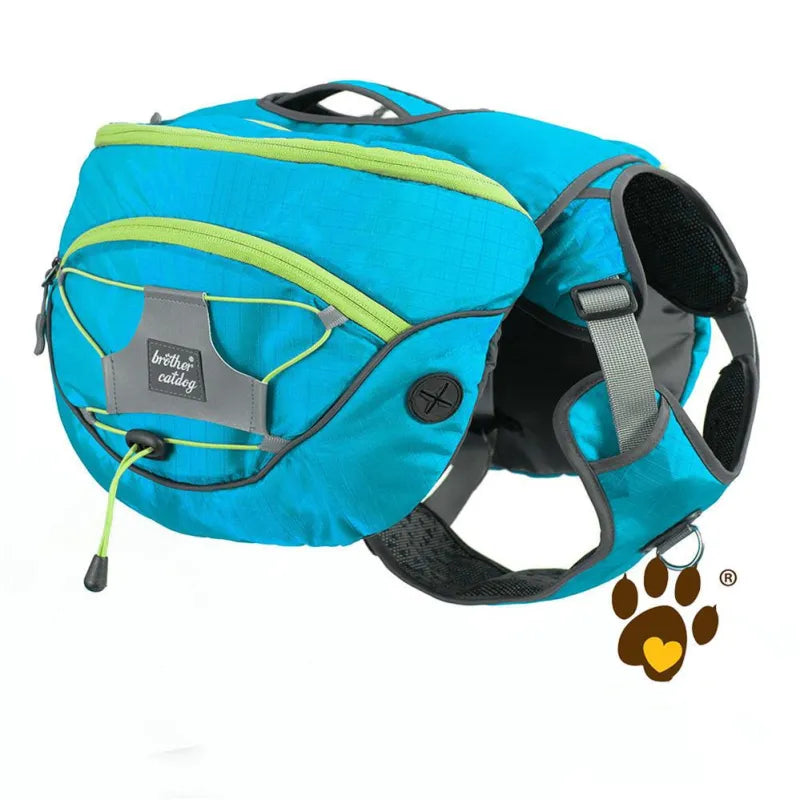 Hundewanderrucksack mit Wasserfesten Taschen – Tragbare Hundetrage für Outdoor-Aktivitäten