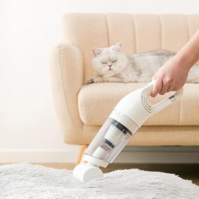 Kabelloser Tierhaarstaubsauger für Sofa und Teppich mit Starker Saugkraft
