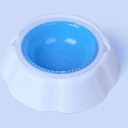 Wassersparende Hundetrinkschale mit Trenndesign – Rutschfeste Anti-Spill Schale