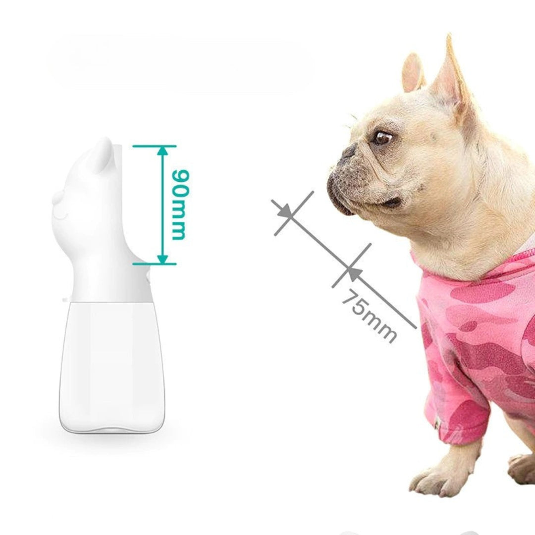 Hundetrinkflasche Mit Napf – Auslaufsicher für Unterwegs