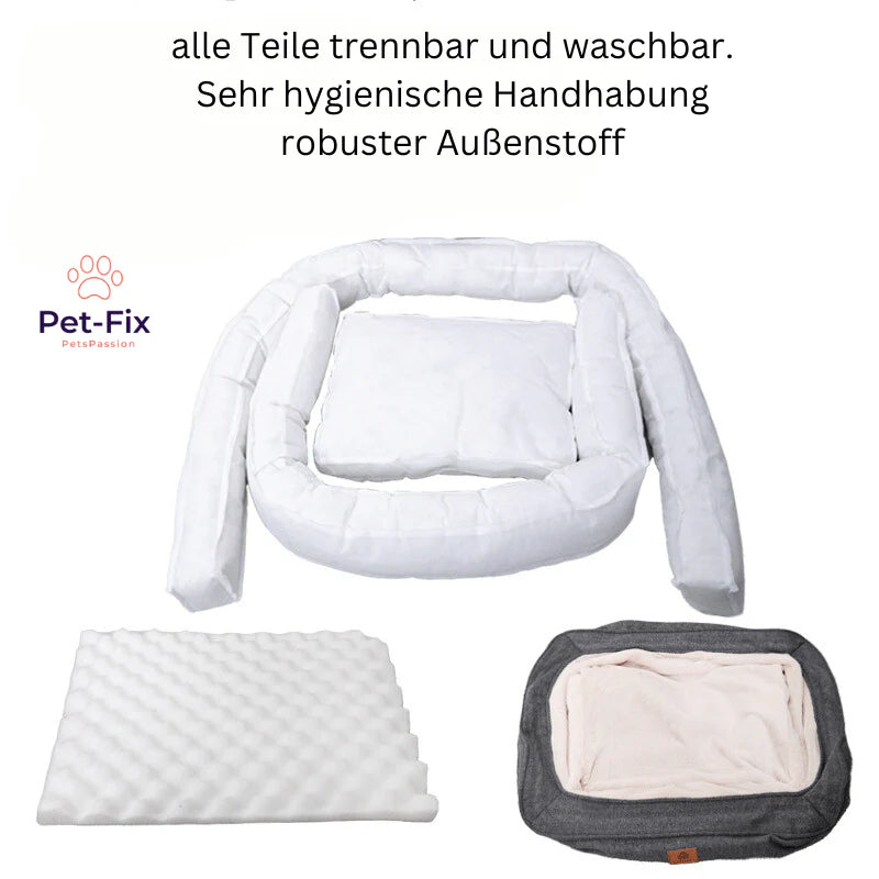 Komfortables Hundebett mit Ergonomie