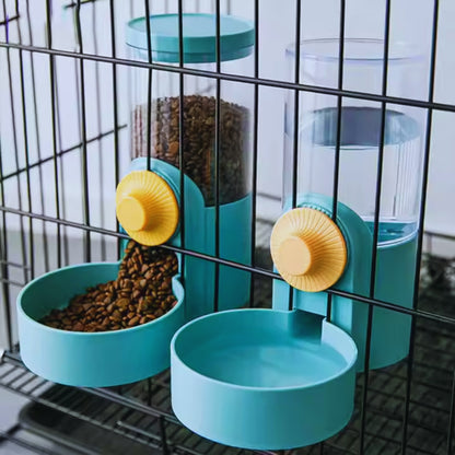 Automatischer Futterspender für Haustiere – Praktischer Spender mit Drehmechanismus für Katzen und Hunde
