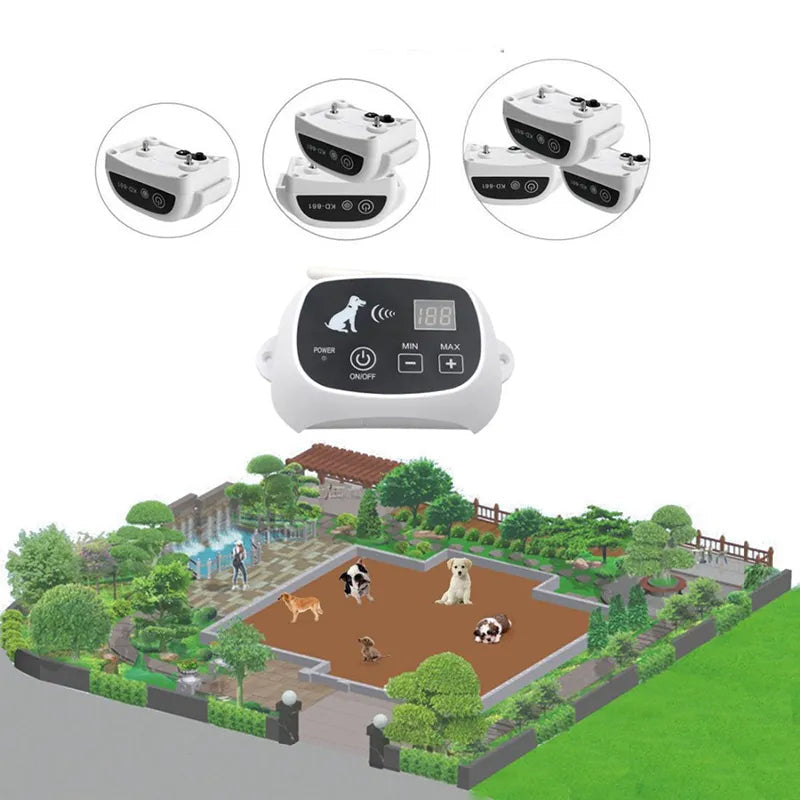 Wiederaufladbares Kabelloses Hundezäunungstraining System IP67 Wasserdicht