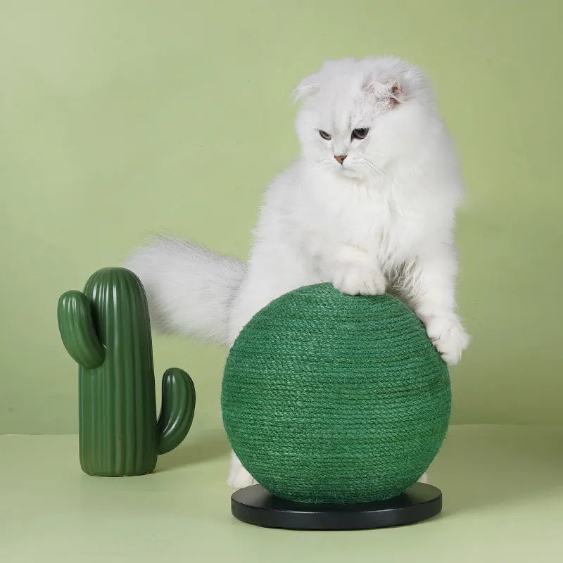 Katzenkratzball Aus Sisal – Kratzspielzeug für Katzen zur Krallenpflege