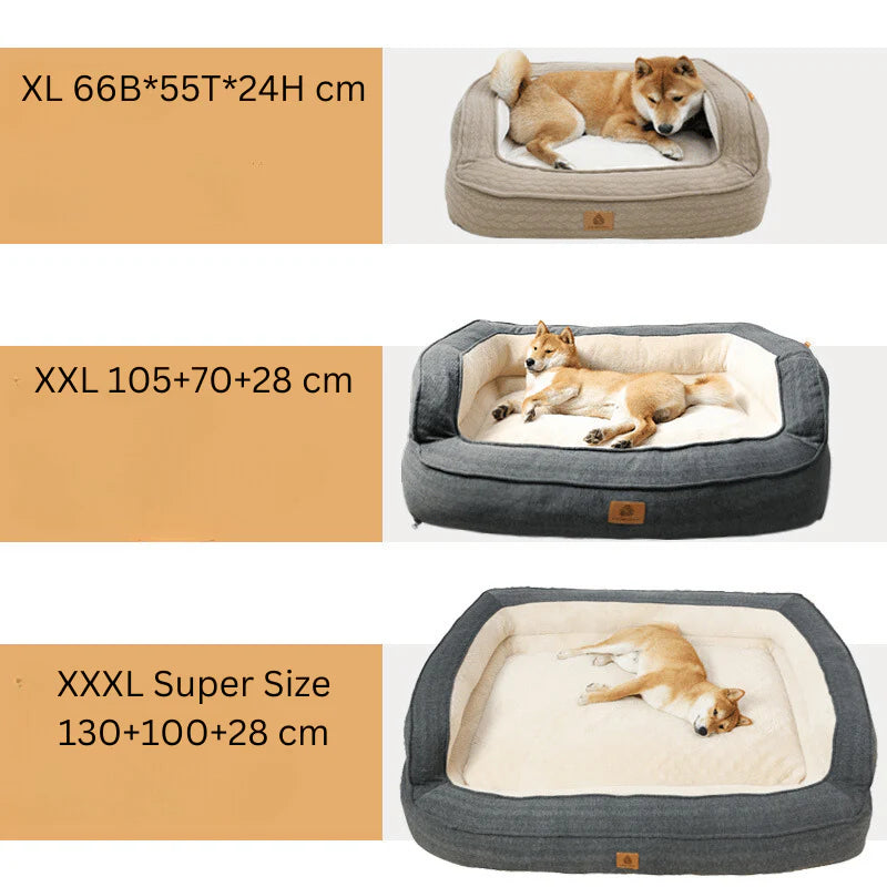 Komfortables Hundebett mit Ergonomie