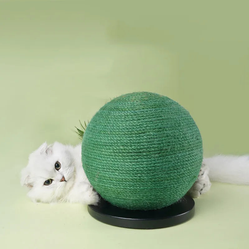 Katzenkratzball Aus Sisal – Kratzspielzeug für Katzen zur Krallenpflege