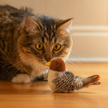 Zwitscherndes Vogelspielzeug für Katzen