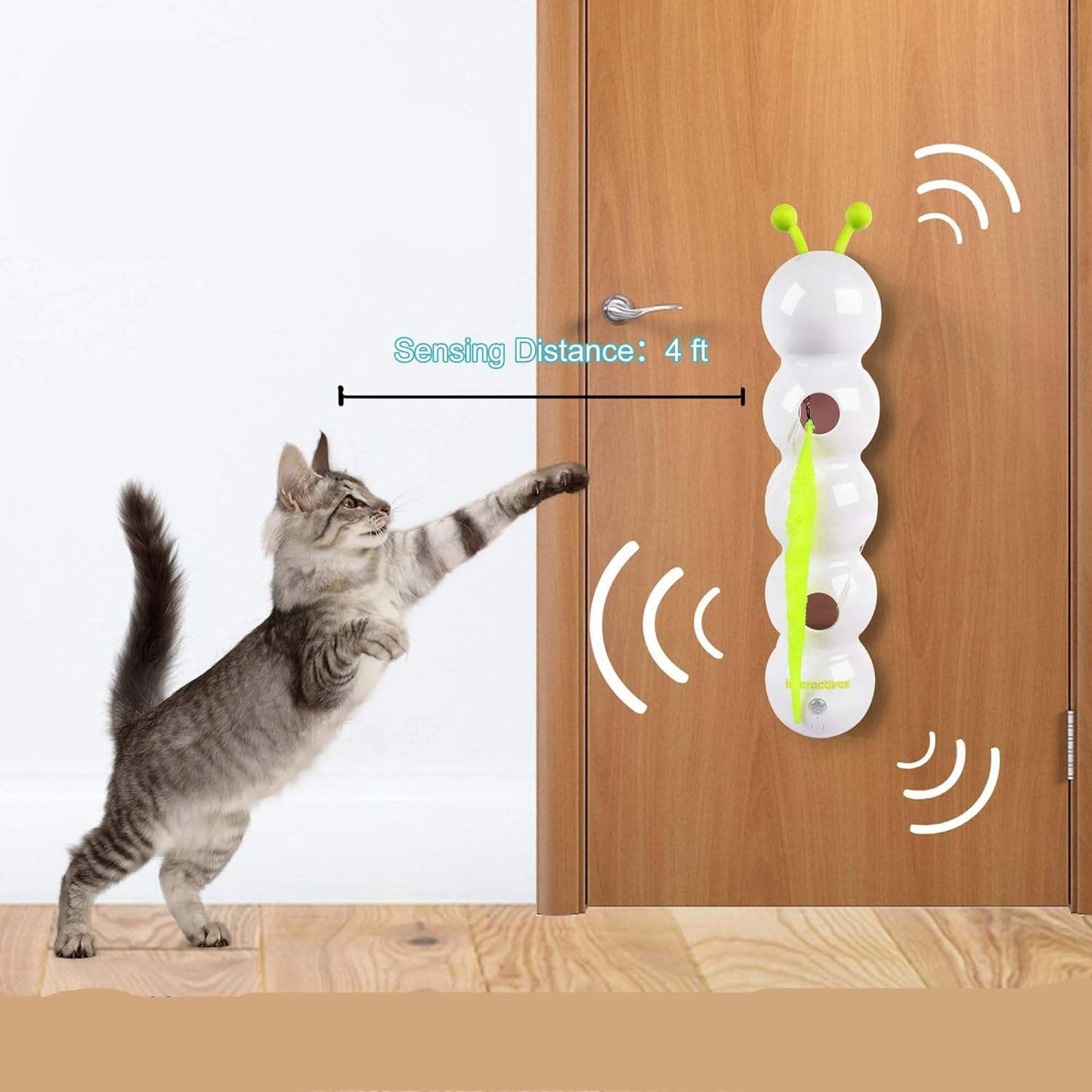 Interaktives Katzen Versteck Raupen Spielzeug