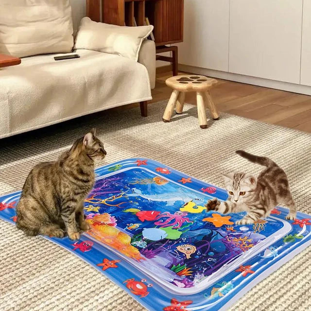 Katzen Spiel&Kühl Wassermatte (rechteckig)