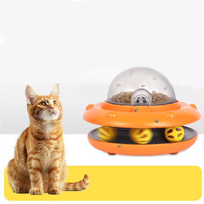 Katzenufo Leckerli Spielzeug