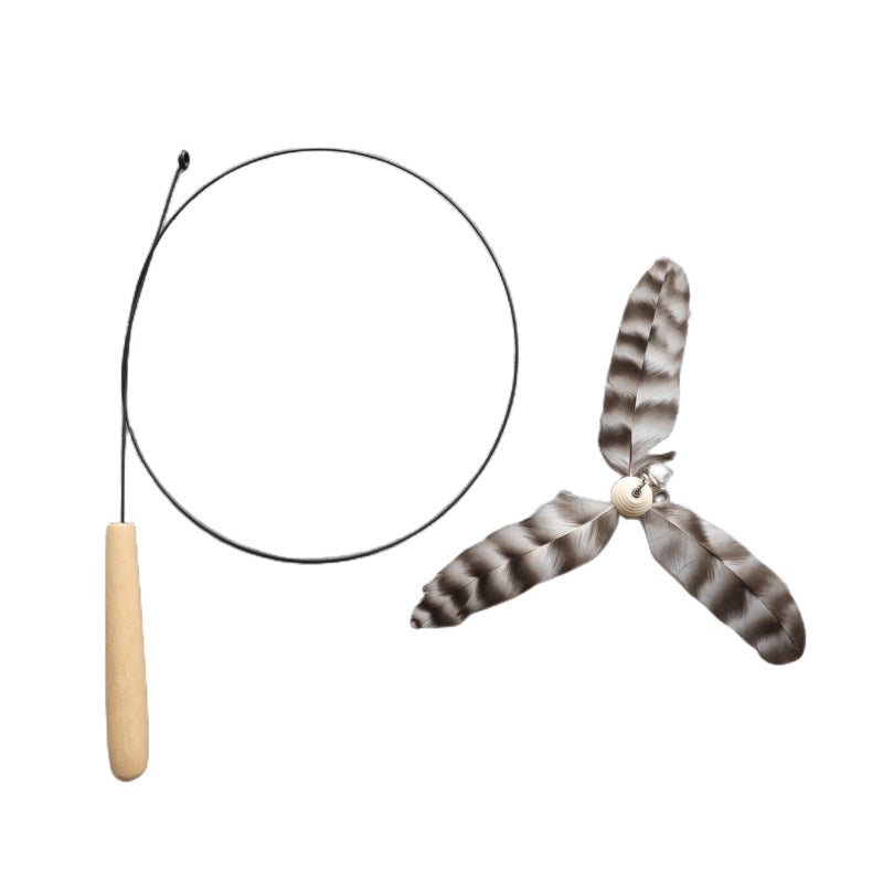 Katzen Feder Stimulations Spielzeug