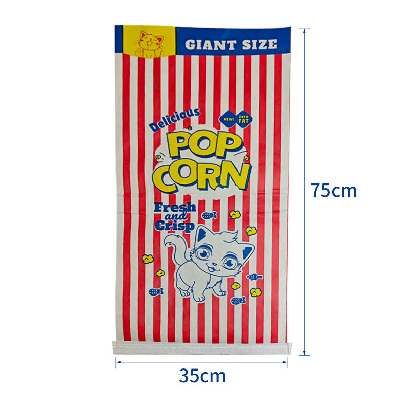 Katzen Schlaf & Spiel Karton Popcorn Tüte