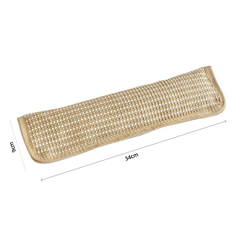 Natürliches Katzenminze Spiel Kratzpad aus Hanfseil für Krallen- und Zahnpflege