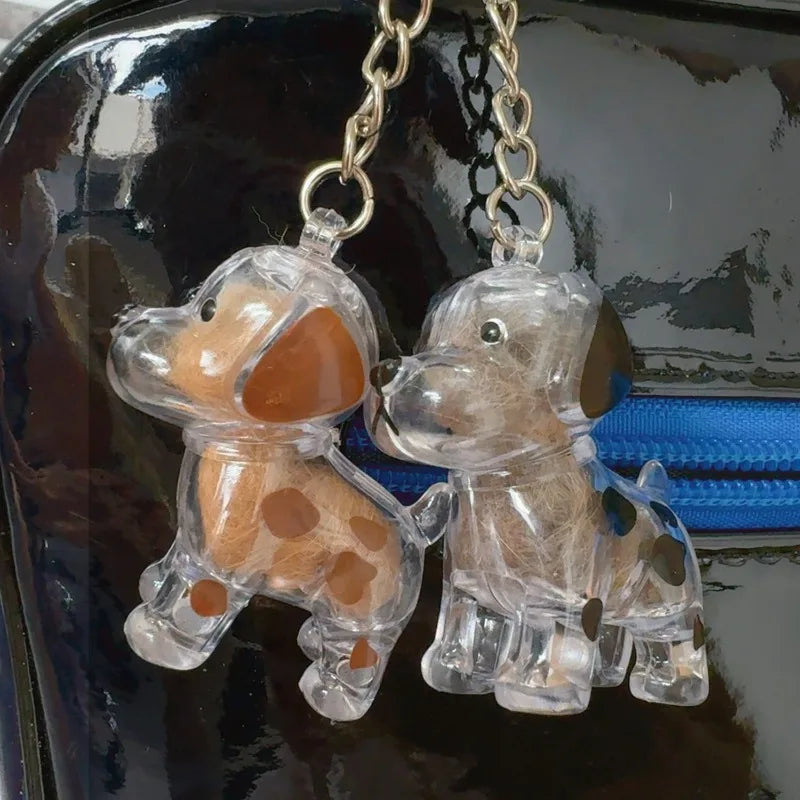 Gedenk Fell Anhänger in Hundeform