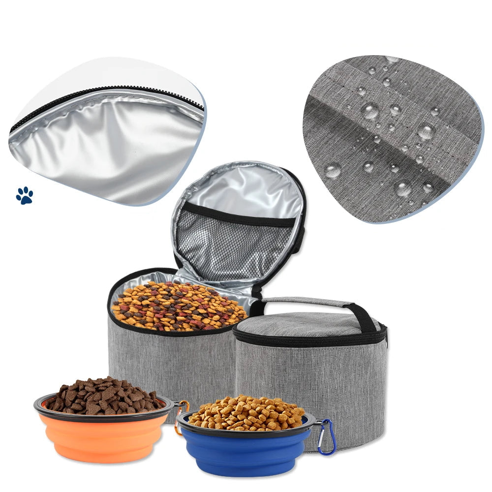 5 Teiliges Hunde Outdoortaschen Set - Perfekt für Unterwegs!