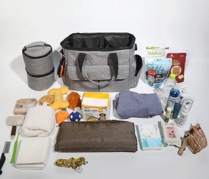 5 Teiliges Hunde Outdoortaschen Set - Perfekt für Unterwegs!