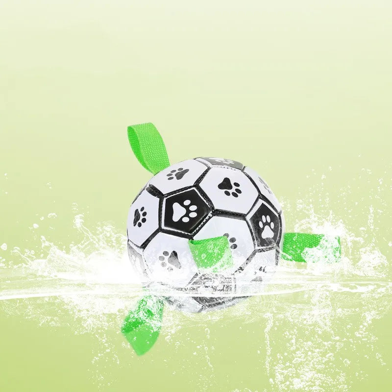 Robuster Hundespielball mit Zuggriffen