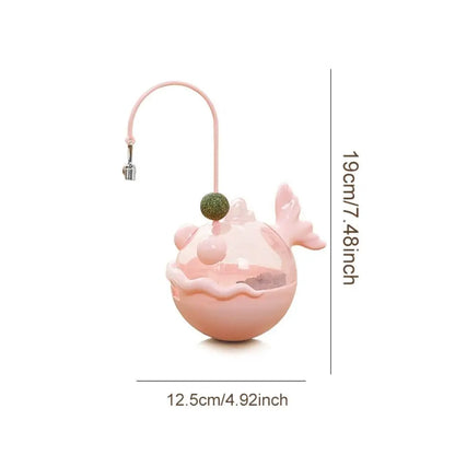 Katzenminze Laternen Fisch Leckerli Spender Spielzeug für Katzen