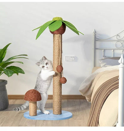 Katzen Palme/Pilz Kratzbaum aus Sisal