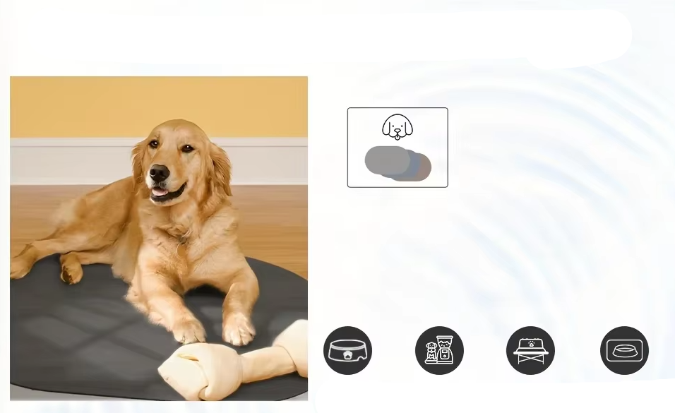 Silikon-futtermatte Für Haustiere – Wasserdichte, Rutschfeste Fressunterlage Für Hunde  Katzen