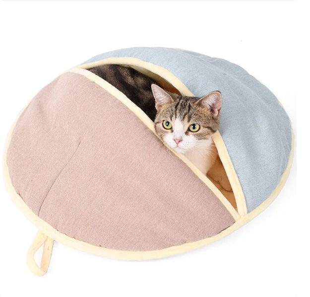 Katzenbett Im Halbmond-Design für Gemütliche Rückzugsorte