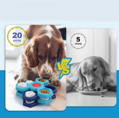 Interaktives Hundespielzeug – Puzzle Futterspielzeug zur Geistigen Stimulation und Förderung Der Verdauung