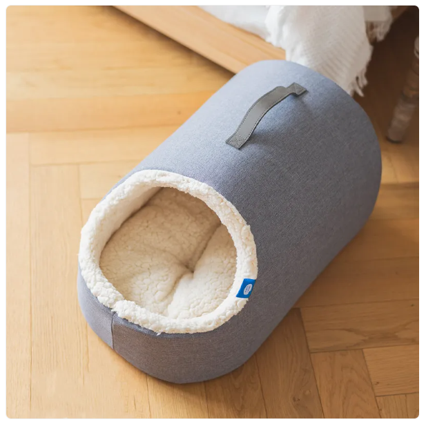 Katzenhaus-Bett Mit flauschigem Rand für Ultimativen Komfort