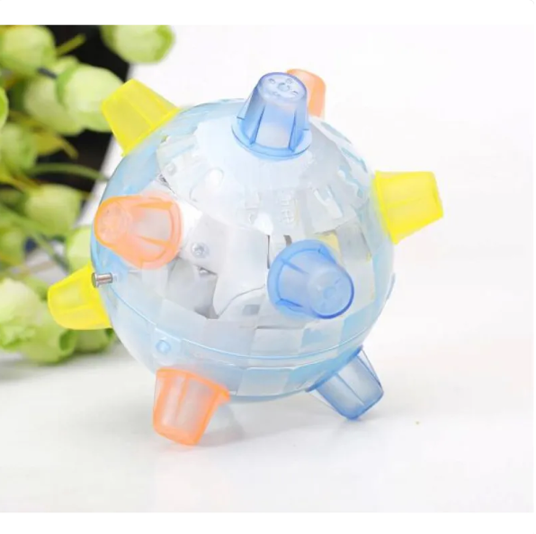 Blinkender Spielball für Haustiere Mit Lichteffekt und Soundfunktion