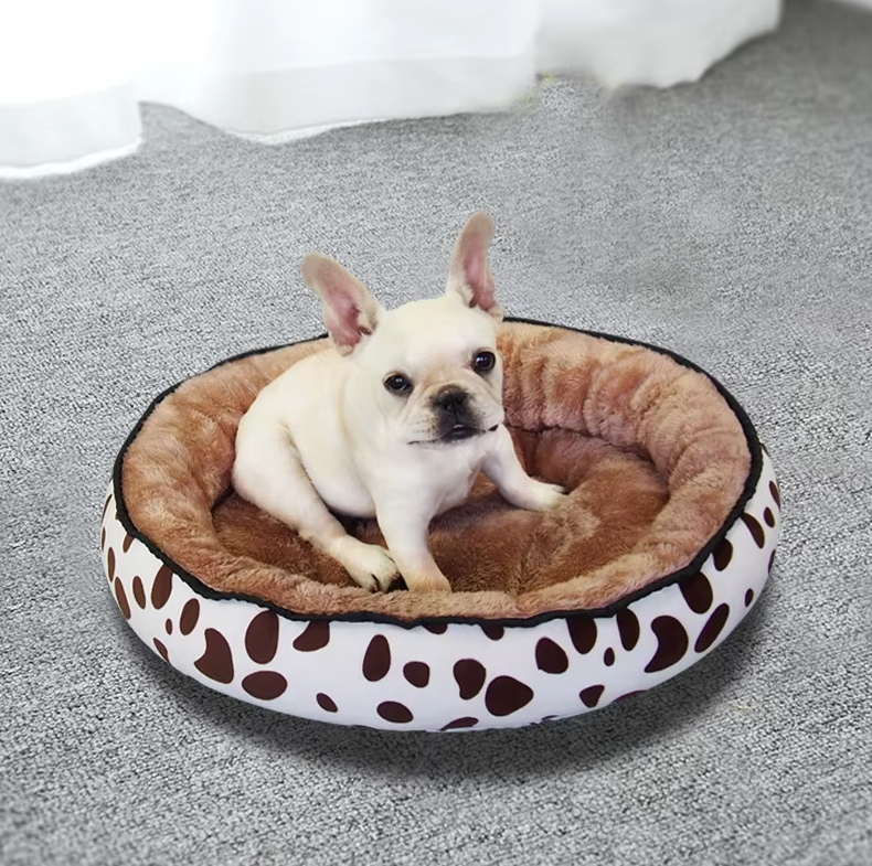Hundebett Im Dots-Design für Komfortable Ruhepausen