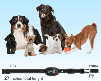 Hundetraining Halsband – 8 Stufen Empfindlichkeit Vibration  Schockmodus