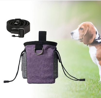 Hundetasche mit Faltbarem Napf – Tragbarer Beutel für Snacks und Zubehör