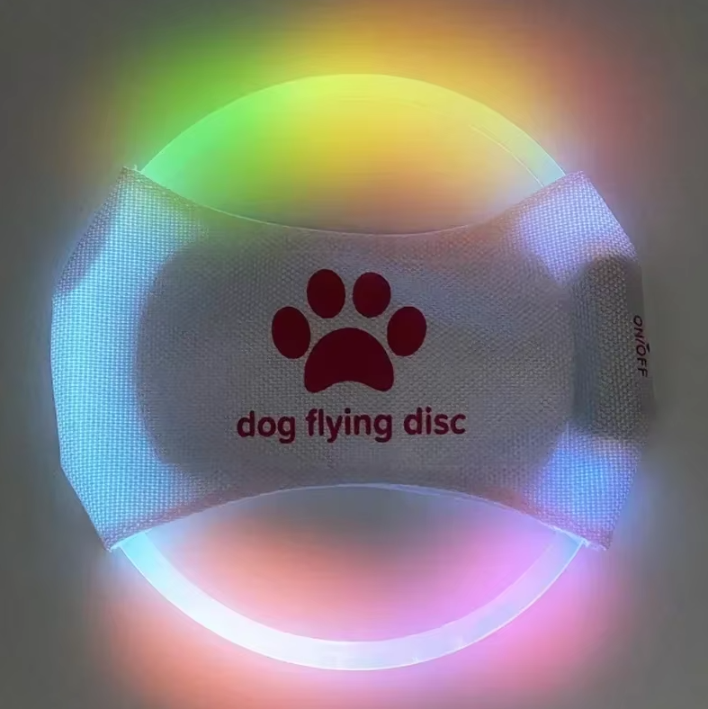 Led Hundescheibe – Leuchtende Flying Disc Für Hunde