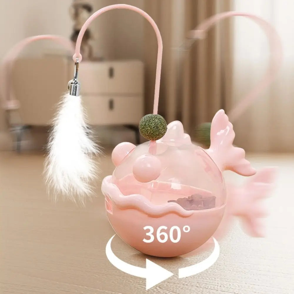 Katzenminze Laternen Fisch Leckerli Spender Spielzeug für Katzen