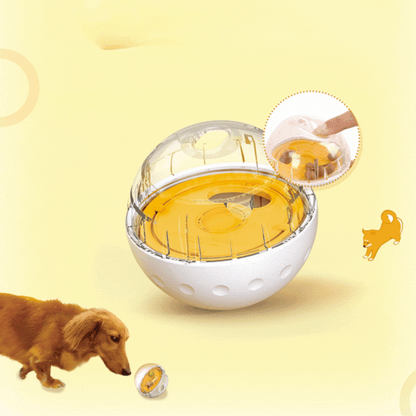 Interaktiver Futterball für Hunde – Fördert Spiel und Futteraufnahme