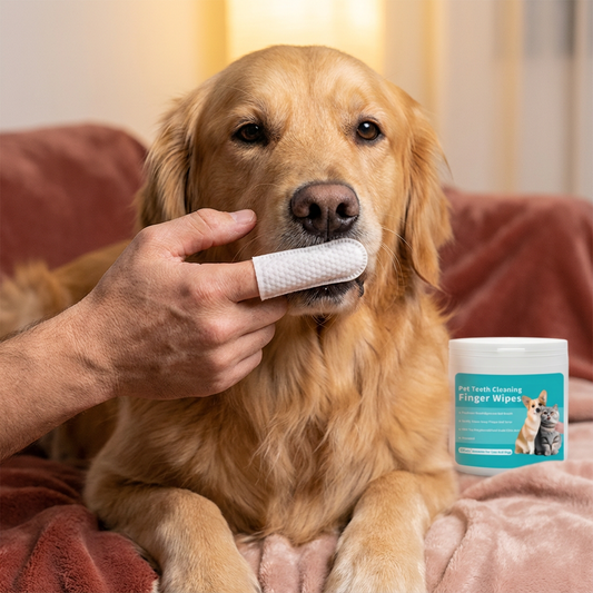 Zahnreinigungs Finger Tücher für Haustiere