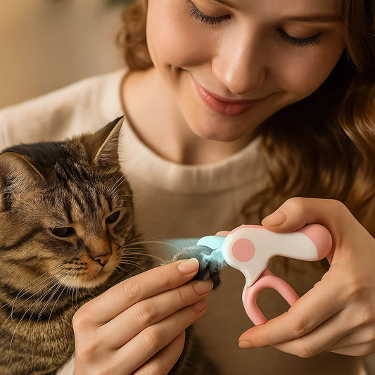 Professioneller Nagelzwicker für Haustiere mit integriertem Licht