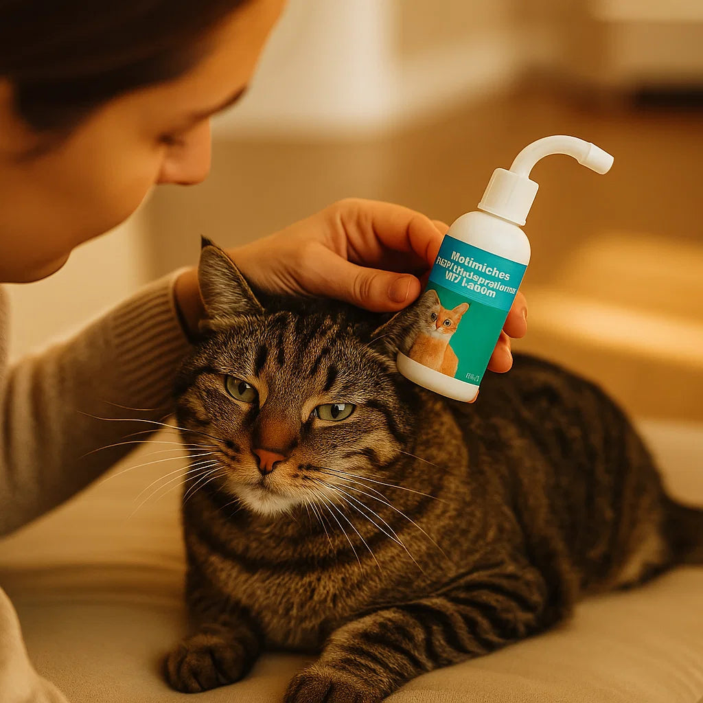 Natürliches Ohren Reinigungsmittel für Katzen