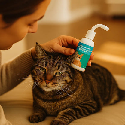 Natürliches Ohren Reinigungsmittel für Katzen