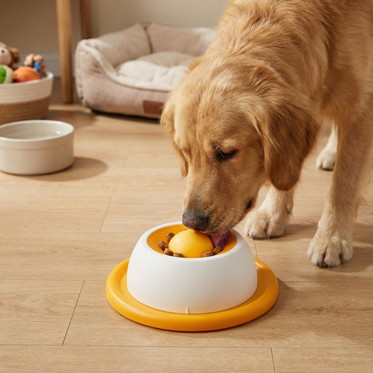 Interaktiver Leckspielzeug-Snackteller – Slow Feeder für Hunde