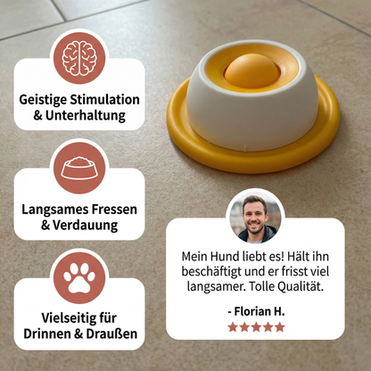 Interaktiver Leckspielzeug-Snackteller – Slow Feeder für Hunde