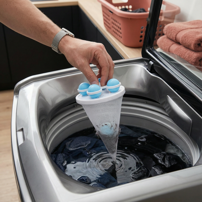 Wäsche Tierhaar Filter für die Waschmaschine – Wiederverwendbarer Fangbeutel