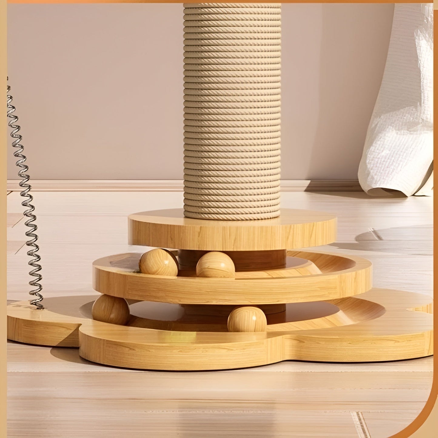 5in1 Kratzbaum Spielzeug