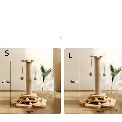 5in1 Kratzbaum Spielzeug