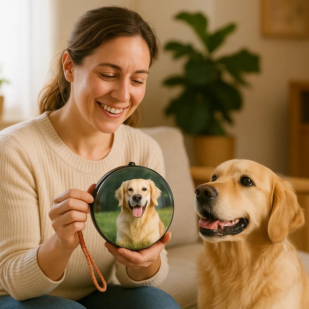 Erinnerungskugel für Hundebesitzer