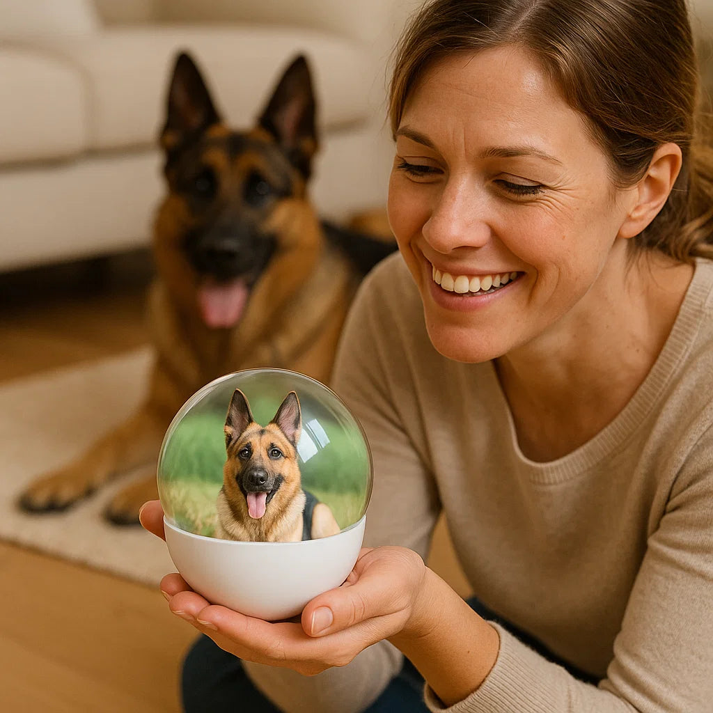 Erinnerungskugel für Hundebesitzer